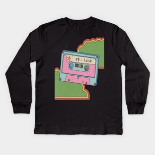 vintage cassette tape Phil Lesh Kids Long Sleeve T-Shirt